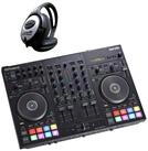 Roland Audio DJ Controller Roland DJ-707M Mobiler DJ-Controller mit Kopfh&ouml;rer,...