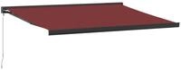 vidaXL Markise Markise Manuell Weinrot 450x300 cm (1-St)
