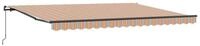 vidaXL Markise Ausziehbare Markise Mehrfarbig 450 x 350 cm (1-St)