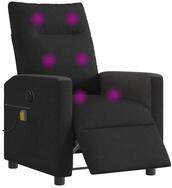 vidaXL Sessel Massagesessel Elektrisch Schwarz Stoff (1-St)