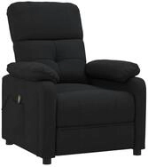 vidaXL Massagesessel Massagesessel Schwarz Stoff (1-St)
