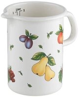 Riess Messbecher K&uuml;chenma&szlig; Fruit Garden, Emaille