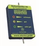 electra gmbh Weidenzaun Batteriepr&uuml;fer 9 V f&uuml;r Trockenbatterien