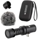 R&Oslash;DE Mikrofon Rode Mikrofon Videomic Me-C+ f&uuml;r iOS und Android mit Tasche