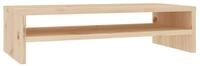 vidaXL Monitorst&auml;nder Monitorst&auml;nder 50x24x13 cm Massivholz Kiefer, (1-tlg)