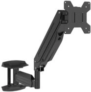 vidaXL TV-Wandhalterung Monitor-Wandhalterung f&uuml;r Max 27 Zoll Gasfeder 10 kg,