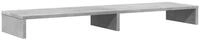 vidaXL Monitorst&auml;nder Monitorst&auml;nder Betongrau 100x27x10 cm Holzwerkstoff