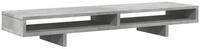 vidaXL Monitorst&auml;nder Monitorst&auml;nder Betongrau 100x27x15 cm Holzwerkstoff