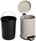 SVITA M&uuml;lleimer, Treteimer, Abfalleimer, 20 Liter, inkl. Inneneimer, Stahl,...