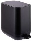 relaxdays Kosmetikeimer M&uuml;lleimer 7 Liter, schwarz