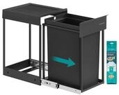 SONGMICS M&uuml;lleimer K&uuml;che, f&uuml;r Unterschrank, 1 x 20 L, Abfalleimer