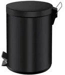 PROREGAL&reg; M&uuml;lleimer Runder Tretabfallsammler, Kunststoff-Inneneimer, 3L, Wei&szlig;