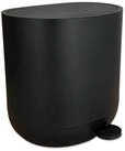 relaxdays Kosmetikeimer M&uuml;lleimer mit Softclose 7 l, schwarz