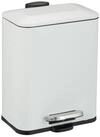 relaxdays M&uuml;lleimer Bad M&uuml;lleimer 5 l Softclose, wei&szlig;
