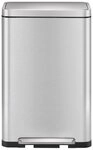 PROREGAL&reg; M&uuml;lleimer Stilvoller Treteimer mit Pedal & Stay-Open-Deckel, 30L,