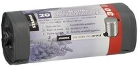 PAPSTAR M&uuml;llbeutel 400 x M&uuml;llbeutel LDPE mit Duft 30 l 60 x 50 cm grau -...