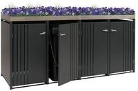 MCW M&uuml;lltonnenbox MCW-O67-PK-4 (1 St), Luftzirkulation durch...