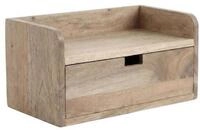 Wohnling Nachttisch WL7.781 Nachttisch f&uuml;r Wandmontage 45x30cm Wandnachttisch