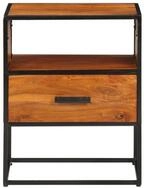 vidaXL Nachtkommode, Nachttisch 40x30x50 cm Massivholz Akazie
