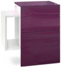 Vladon Nachttisch Queens (Nachttischschrank mit 2 Schubladen, und 1 seitlichem...