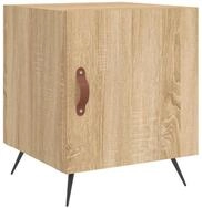 vidaXL Nachttisch Nachttisch Sonoma-Eiche 40x40x50 cm Holzwerkstoff (1-St)