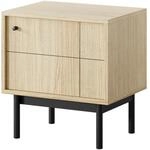 Masseno Nachttisch GIAPPONESE 53,5 cm Nachtschrank Eichefarben
