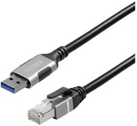 Maxtrack Ethernet-Kabel Cat 6 F/UTP USB A 3 auf RJ45 C540-1,5L Netzwerk-Adapter