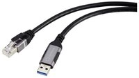 Renkforce USB-A auf Gigabit Ethernet Adapterkabel 5 m RF-6055786 USB-Adapter,