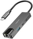 LogiLink LOGILINK USB-C Hub UA0432 3Port 2,5G Gigabit Ethernet-Adapter...