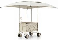HOMECALL Bollerwagen 3-in-1 Bollerwagen Faltbar mit Tischplatte & Sonnendach...