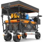 KESSER Bollerwagen, Bollerwagen faltbar GT9000 mit Dach Handwagen Transportwagen