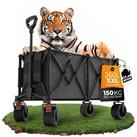 BigDean Bollerwagen XXL Transportwagen faltbar 260L 150kg belastbar - robust...