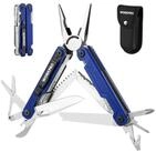 LuxusKollektion Multitool Multifunktionszange 18-in-1 Werkzeug Edelstahl Camping
