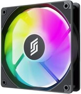 Silentware Geh&auml;usel&uuml;fter RF140D-R Black PWM A-RGB 140mm, 6 RGB-LEDs,...