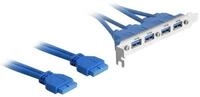 Delock PC-Geh&auml;use DeLOCK Slotblech USB3.0 Pin Header 19Pin