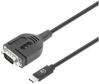 MANHATTAN Seriell Adapterkabel [1x USB-C&reg; Stecker - 1x Seriell (9pol)] 100 cm