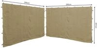 Quick Star Pavillonseitenteil 2 Seitenteile 295x201cm f&uuml;r Pavillon Roma 3x3...