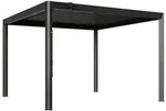 GFP Pergola Pavillon mit verstellbarem Lamellendach, BxTxH: 349x349x241 cm 349...