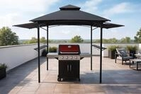 Gardissimo Grillpavillon Raucherpavillon Braai, (Spar-Set, komplett-Set), mit...