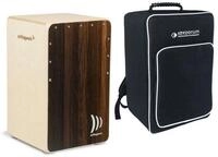Schlagwerk Cajon Schlagwerk CP-408 Cajon Dark Oak mit Tasche,mit Tasche