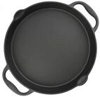 BBQ-Toro Grillpfanne Gusseisen Grillpfanne &Oslash; 40 cm - Servierpfanne mit...