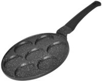 Cheffinger Pfannkuchenplatten Pfannkuchen Pfanne &Oslash;26cm 7 F&auml;cher Induktion Alu...