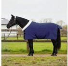 vidaXL Tierdecke Pferdedecke Marineblau 145 cm Polarfleece