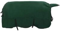 vidaXL Tierdecke Pferdedecke Dunkelgr&uuml;n 155 cm Polyester