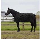 vidaXL Tierdecke Pferdedecke Dunkelgr&uuml;n und Schwarz 115 cm Polyester