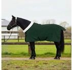 vidaXL Tierdecke Pferdedecke Dunkelgr&uuml;n 145 cm Polarfleece