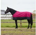 vidaXL Tierdecke Pferdedecke Rosa und Schwarz 75 cm Polyester