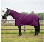 vidaXL Tierdecke Pferdedecke Dunkelgr&uuml;n und Schwarz 85 cm Polyester