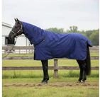 vidaXL Tierdecke Pferdedecke Dunkelgr&uuml;n und Schwarz 165 cm Polyester