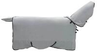 vidaXL Tierdecke Pferdedecke Hellgrau und Rosa 145 cm Polyester